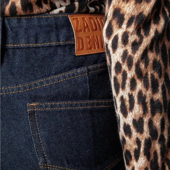 BNWT Zadig & Voltaire Denim Poete Bootcut Flare Jeans in Brut -Size 29